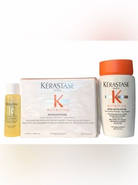 Kérastase Masquintense Full Size + Shampoo & Elixir Ultime Oil Luxury Hair Set